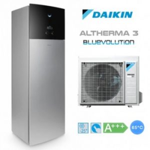 Daikin Altherma 3 ERGA08DV / EHVH08S23D6VG 230 liter HMV-tároló fűtő,hőszivattyú 8 kW