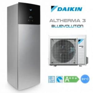 Daikin Altherma 3 ERGA08DV / EHVX08S18D9WG 180 liter HMV-tároló fűtő-hűtő 8 kW